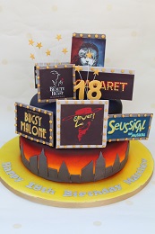 theatre birthday cake